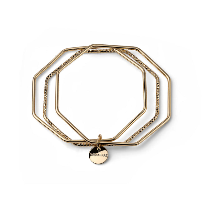 UNOAERRE | Bracciale dorato 3 bangle | 2742
