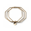 UNOAERRE | Bracciale dorato 3 bangle | 2742