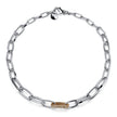 UNOAERRE | Collana bicolore con maglia in zirconi | 2780
