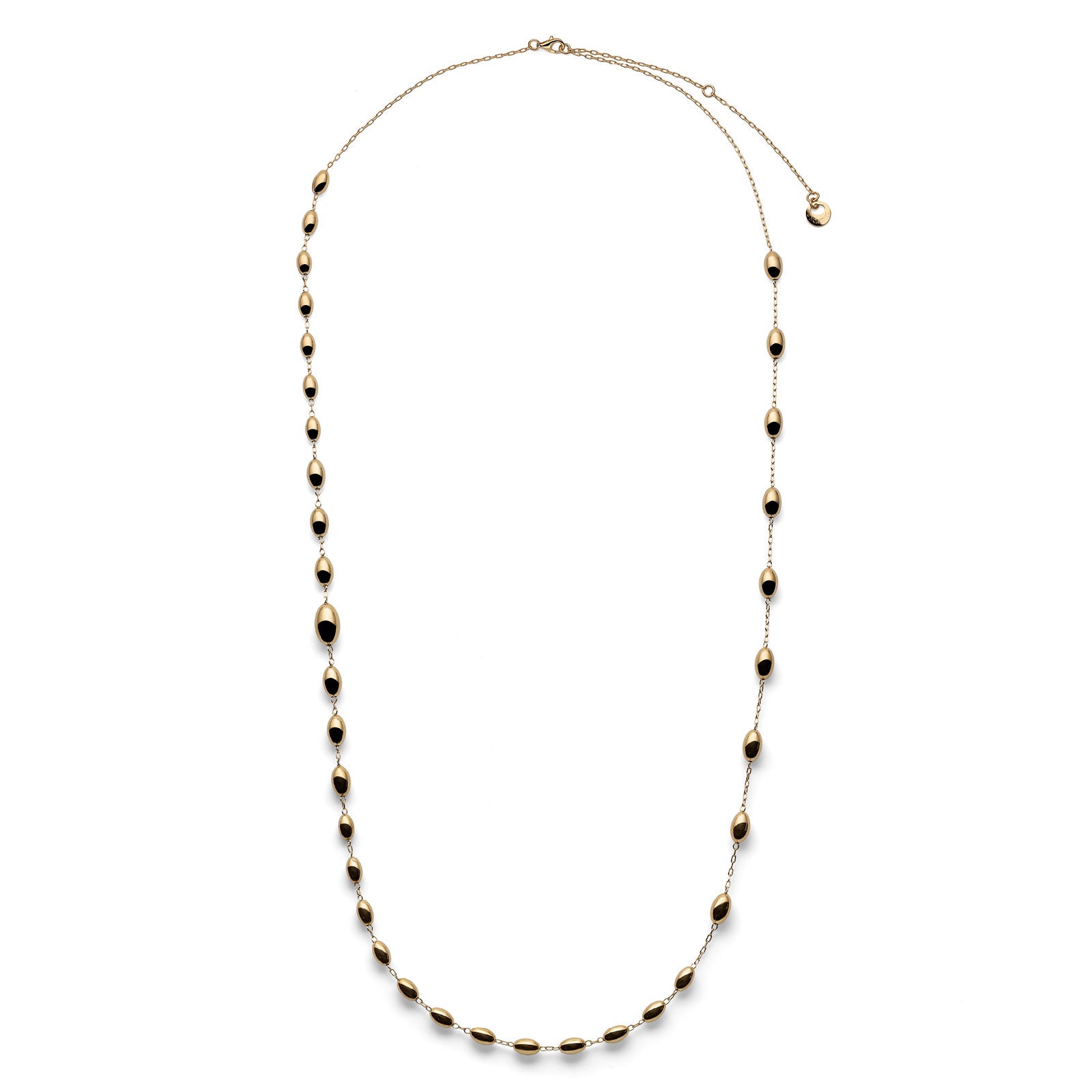 UNOAERRE | Collana lunga Boule in argento dorato | 6703