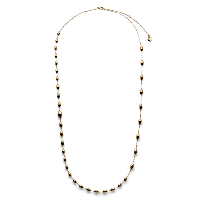 UNOAERRE | Collana lunga Boule in argento dorato | 6703