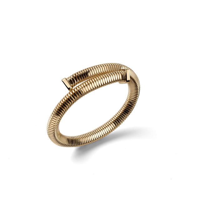 UNOAERRE | Bracciale Tubogas contrarié dorato | 2847