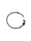 UNOAERRE UOMO | Bracciale in acciaio Aeternum con Malachite | 4300