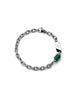 UNOAERRE UOMO | Bracciale in acciaio Aeternum con Malachite | 4300