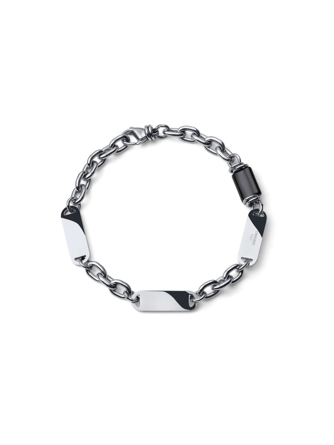 UNOAERRE UOMO | Bracciale in acciaio Aeternum con Ossidiana | 4301