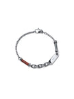 UNOAERRE UOMO | Bracciale in acciaio Aeternum con Diaspro ed Ematite | 4302