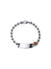 UNOAERRE UOMO | Bracciale in acciaio Aeternum Catena a Palline con Agata | 4305