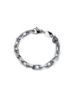 UNOAERRE UOMO | Bracciale in acciaio Aeternum Forzatina con Perla Nera | 4306