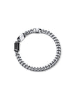 UNOAERRE UOMO | Bracciale in acciaio Aeternum Grumetta con Ossidiana | 4308