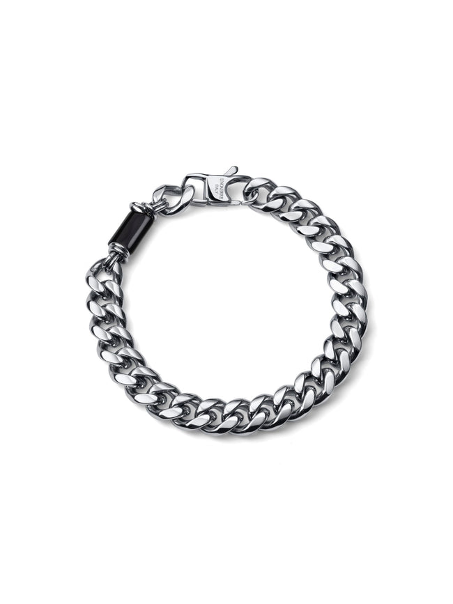 UNOAERRE UOMO | Bracciale Aeternum Grumetta Grande con Ossidiana | 4311