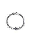 UNOAERRE UOMO | Bracciale in acciaio Aeternum con Perla Nera | 4312