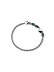 UNOAERRE UOMO | Bracciale in acciaio Aeternum Corda con Malachite | 4313