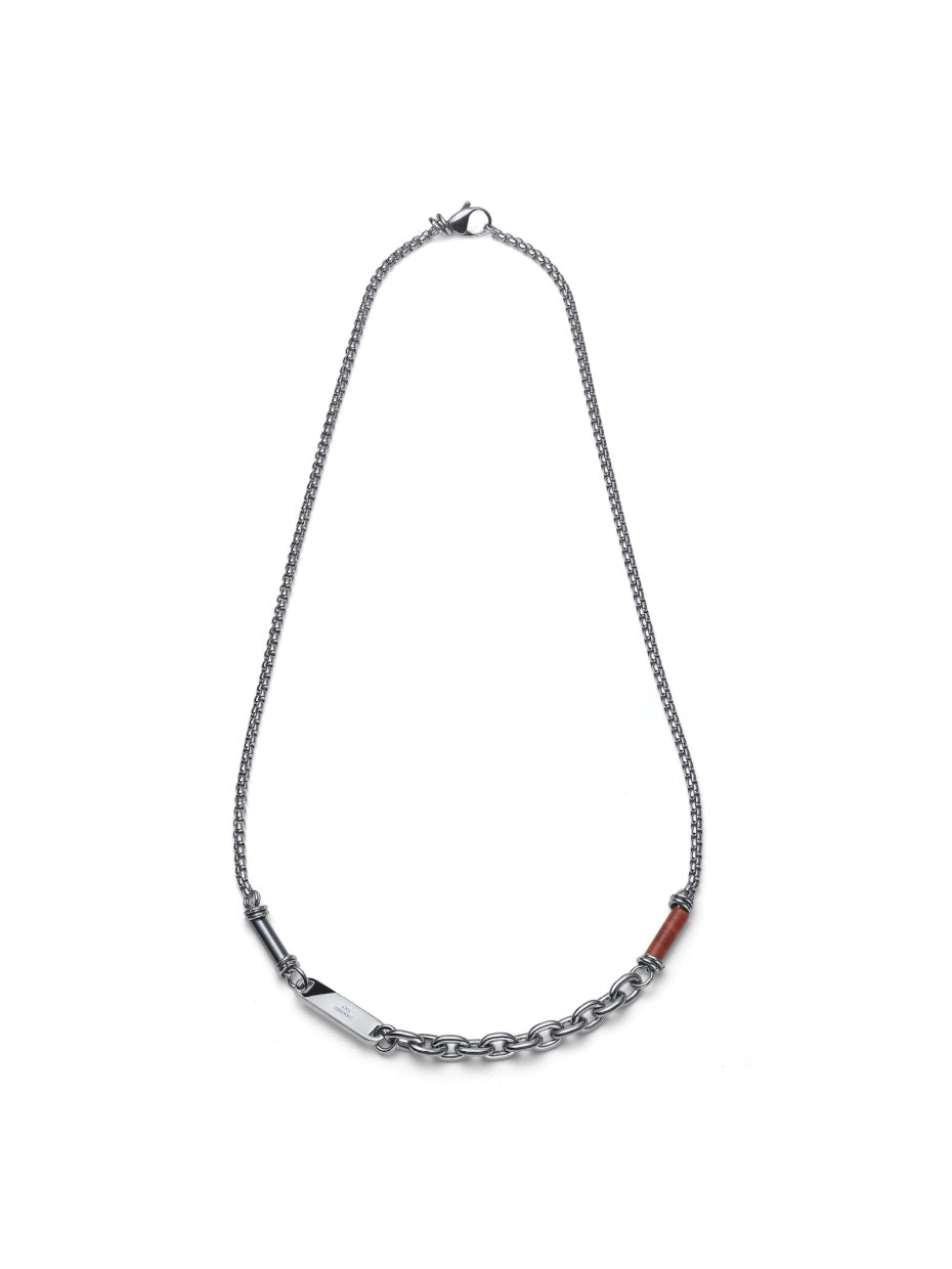 UNOAERRE UOMO | Collana Aeternum con Diaspro ed Ematite | 4314