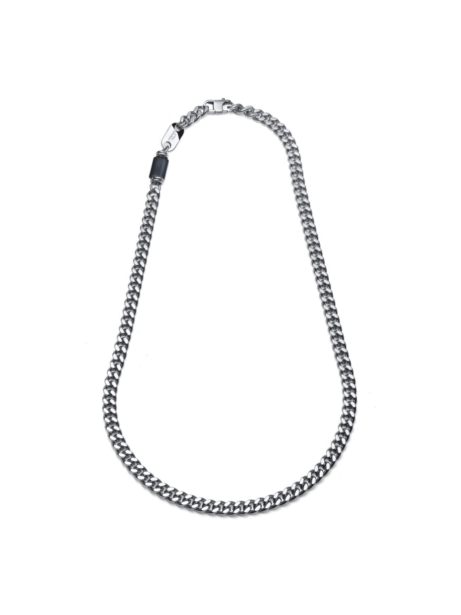 UNOAERRE UOMO | Collana Aeternum Grumetta con Ossidiana | 4319