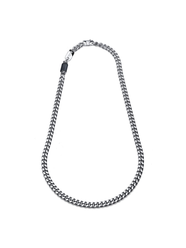 UNOAERRE UOMO | Collana Aeternum Grumetta con Ossidiana | 4319
