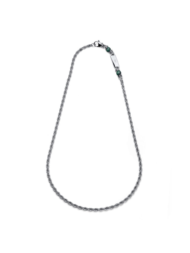 UNOAERRE UOMO | Collana Aeternum Grumetta con Ossidiana | 4320