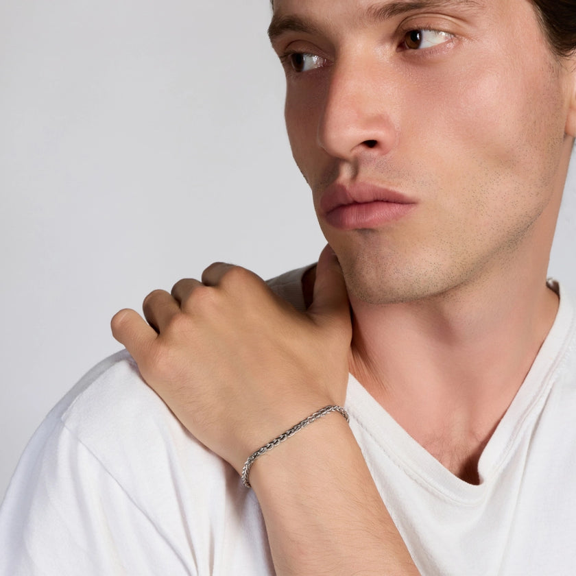 UNOAERRE UOMO | Bracciale Spiga in Argento | 6854