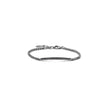 UNOAERRE UOMO | Bracciale con Barretta Pavé in Argento Brunito | 6830