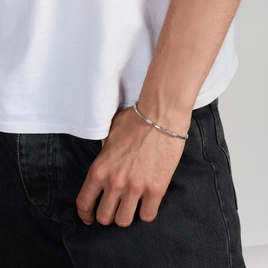 UNOAERRE UOMO | Bracciale Fantasia in Argento | 6848