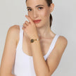 UNOAERRE | Bracciale Dorato con Medaglia Greca | 2876