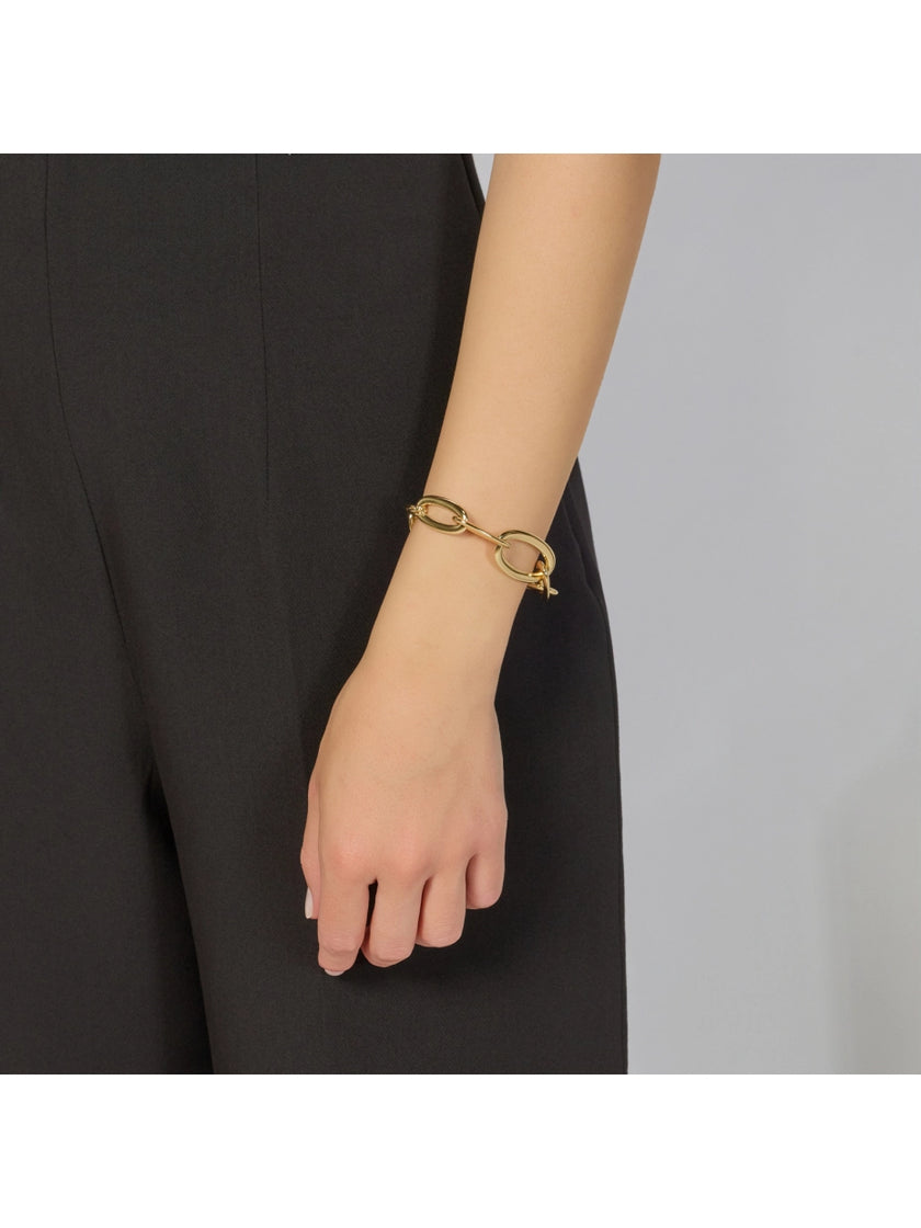 UNOAERRE | Bracciale Catena Ovale Maxi Dorata | 2910