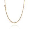 FILODELLAVITA | Catena con maglia rolò in Oro Giallo 9kt | CA121G-45
