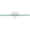 DONNAORO | Bracciale Tennis Oro e Smeraldi | LBE12645