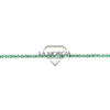 DONNAORO | Bracciale Tennis Oro e Smeraldi | LBE12645