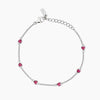 Mabina | Bracciale con rubini sintetici taglio cuore Lolita | 533997