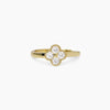 Mabina | Anello in argento dorato con fiore Jasmine | 523454