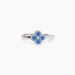 Mabina | Anello con fiore azzurro Jasmine | 523455