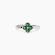 Mabina | Anello con fiore verde Jasmine | 523456