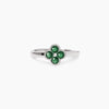 Mabina | Anello con fiore verde Jasmine | 523456