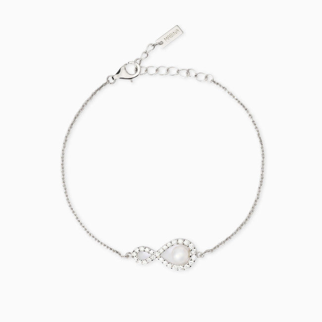 Mabina | Bracciale con simbolo infinito e perla coltivata Endless | 534053