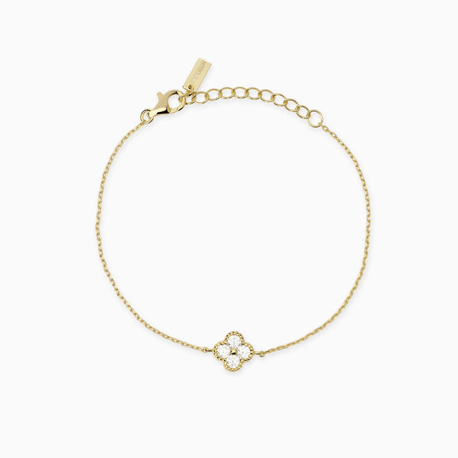 Mabina | Bracciale in argento dorato con fiore Jasmine | 534060