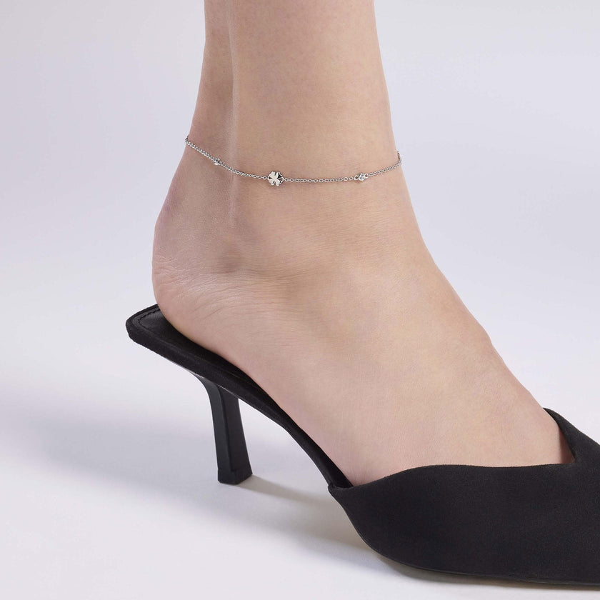 Mabina | Cavigliera regolabile da donna con quadrifogli Long Beach | 534064