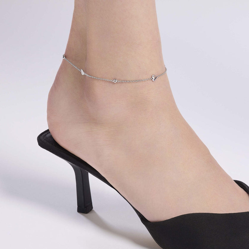 Mabina | Cavigliera regolabile da donna con cuori Long Beach | 534065