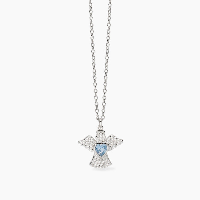 Mabina | Girocollo in argento con simbolo angelo My Angel | 553782