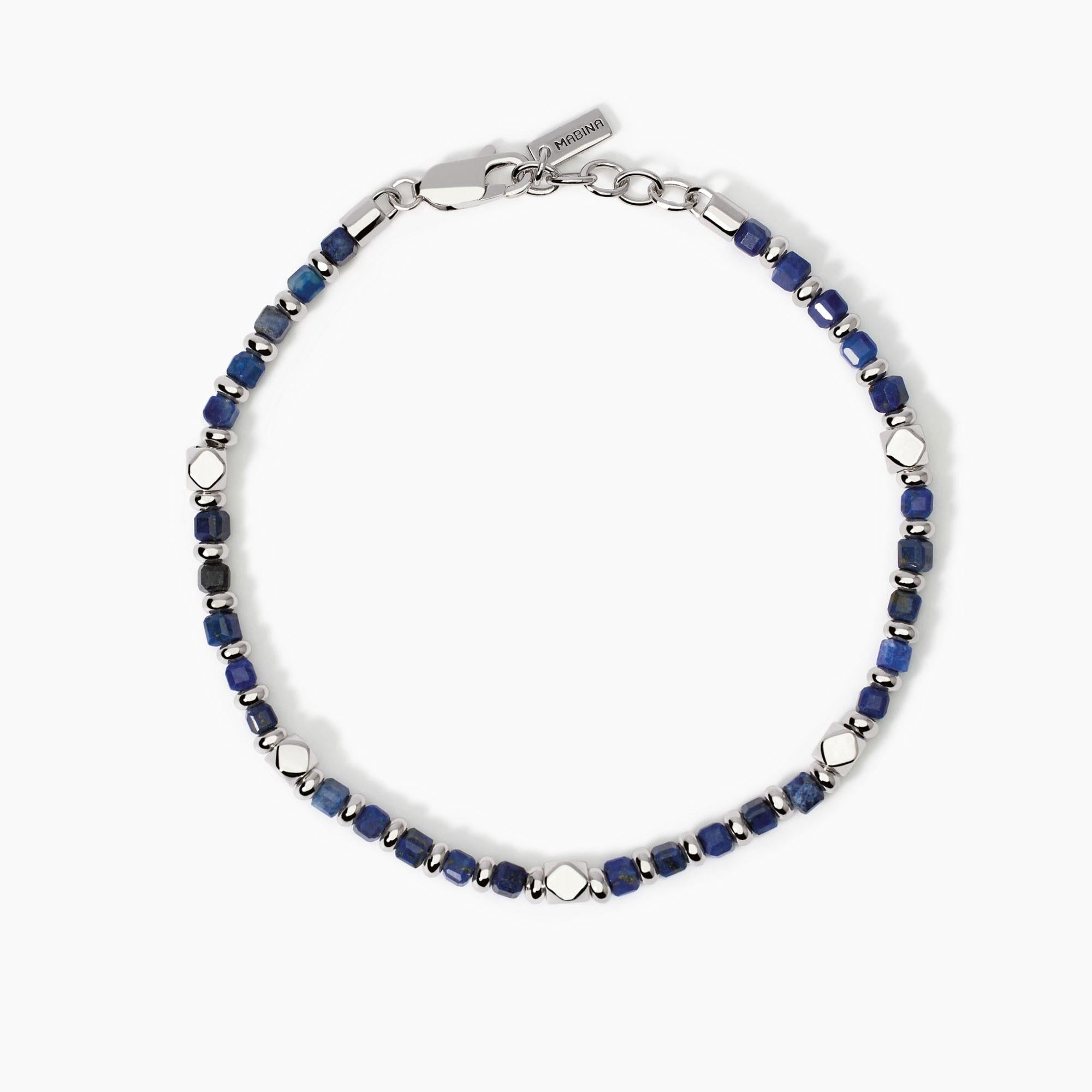 Mabina | Bracciale da uomo in argento e sodalite bluCalifornia | 534005