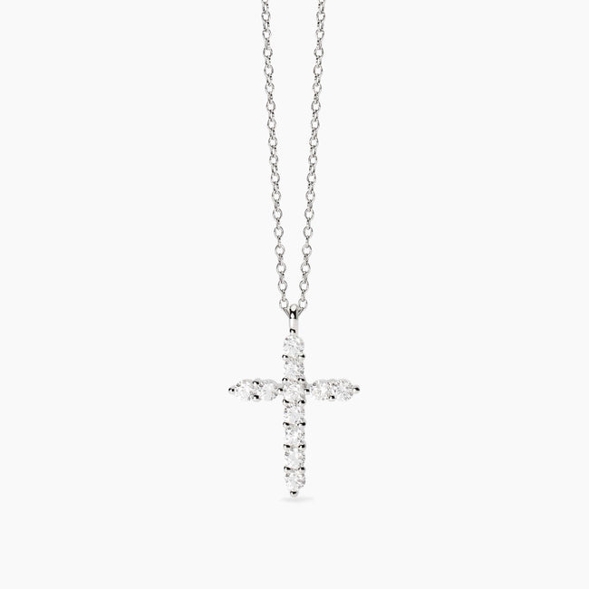 Mabina | Girocollo con pendente croce in zirconi Divina | 553789