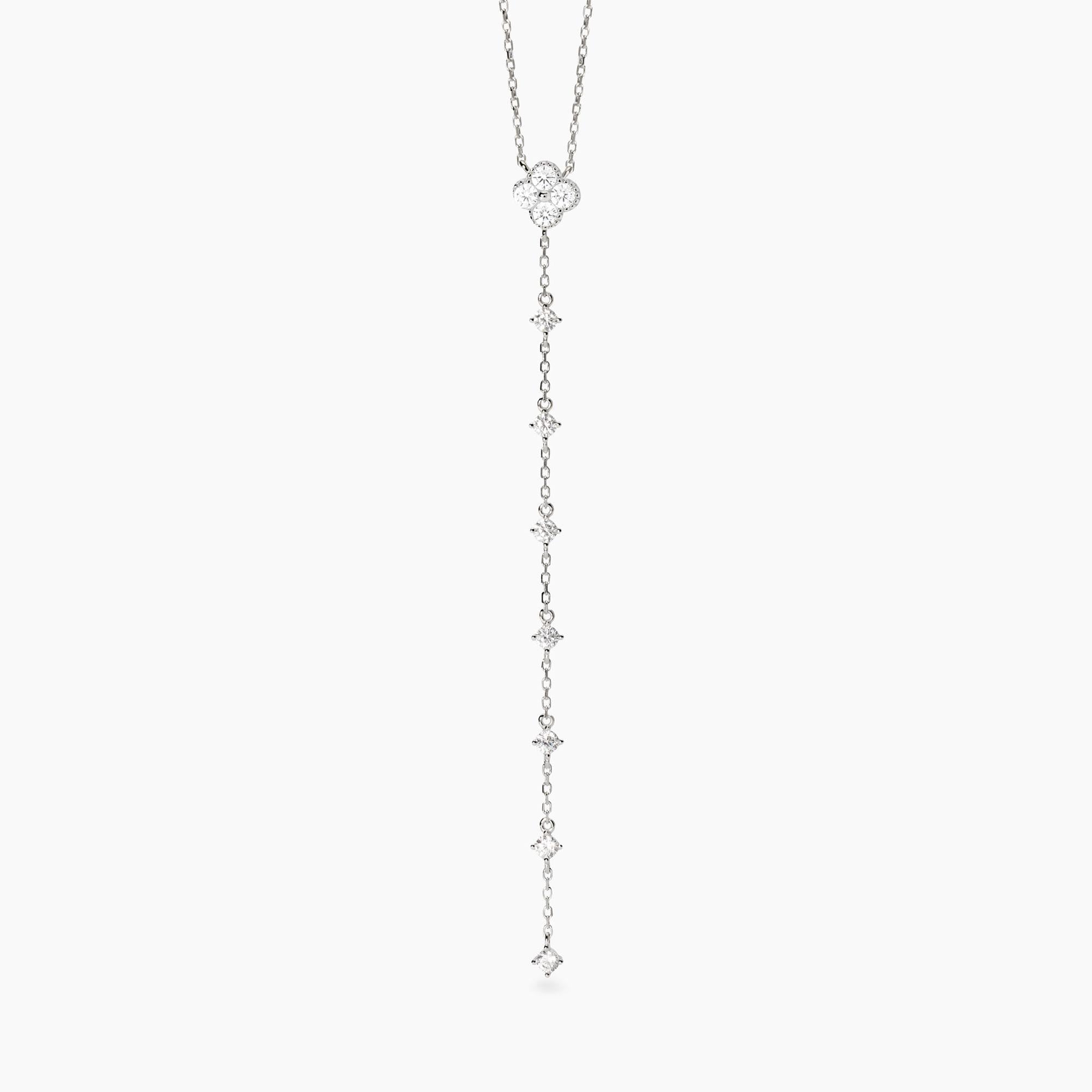Mabina | Collana catena a Y con fiore Jasmine | 553792
