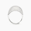 Mabina | Anello chevalier in bronzo e argento con zirconi NICOLE | 626094