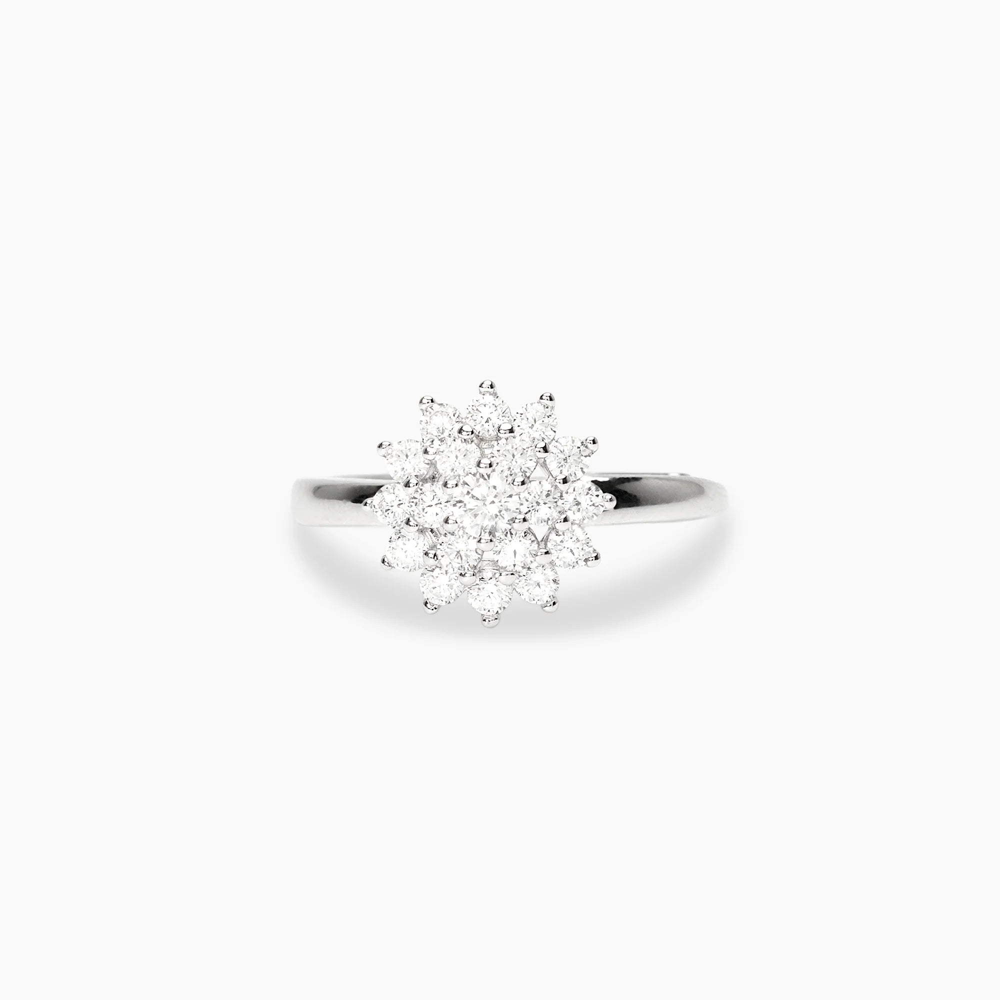 Mabina | Anello in bronzo e argento con zirconi bianchi SIRIO | 626098