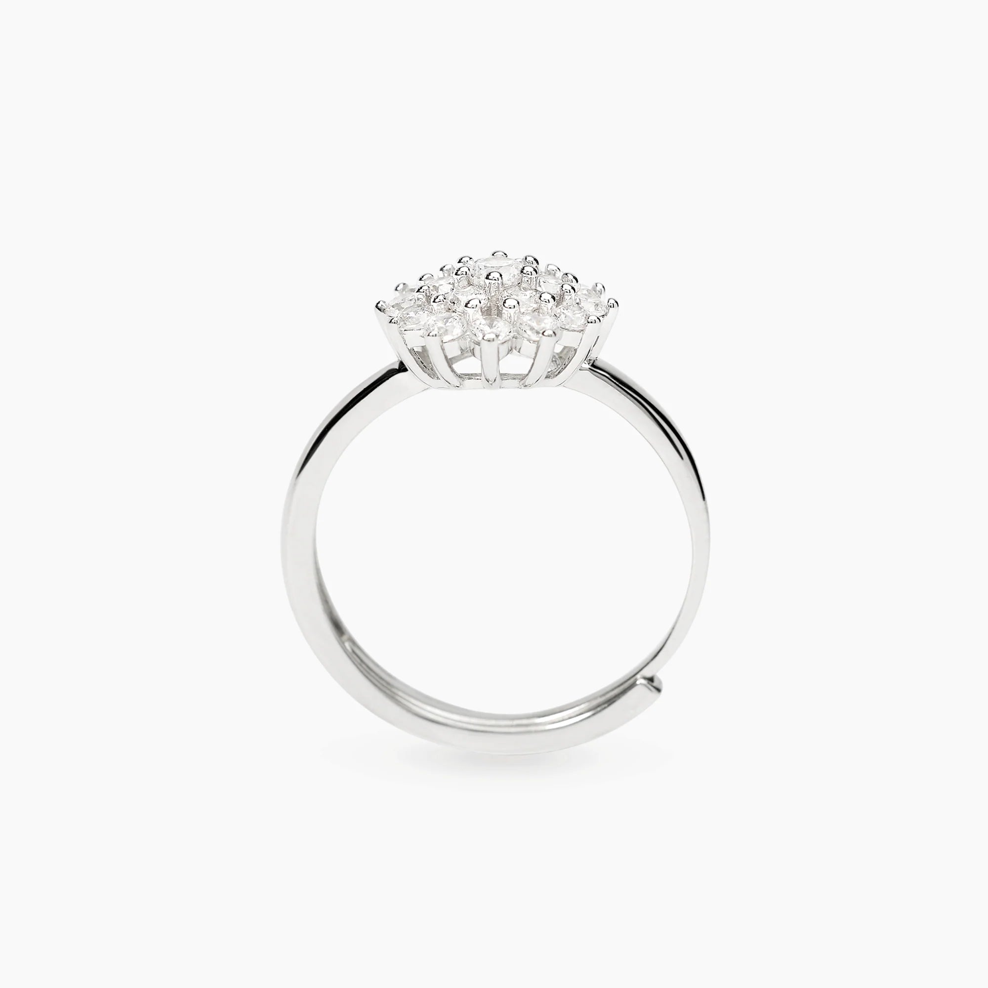 Mabina | Anello in bronzo e argento con zirconi bianchi SIRIO | 626098