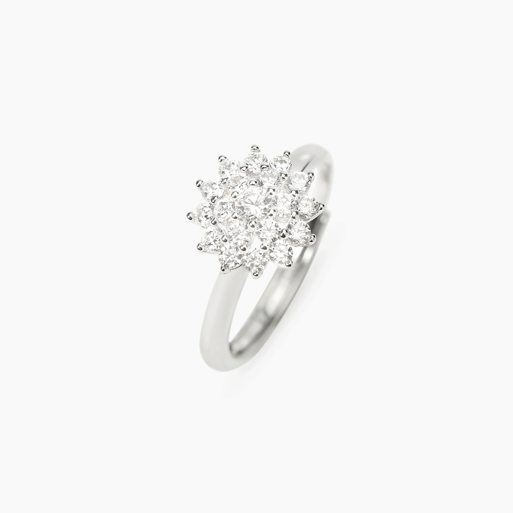 Mabina | Anello in bronzo e argento con zirconi bianchi SIRIO | 626098