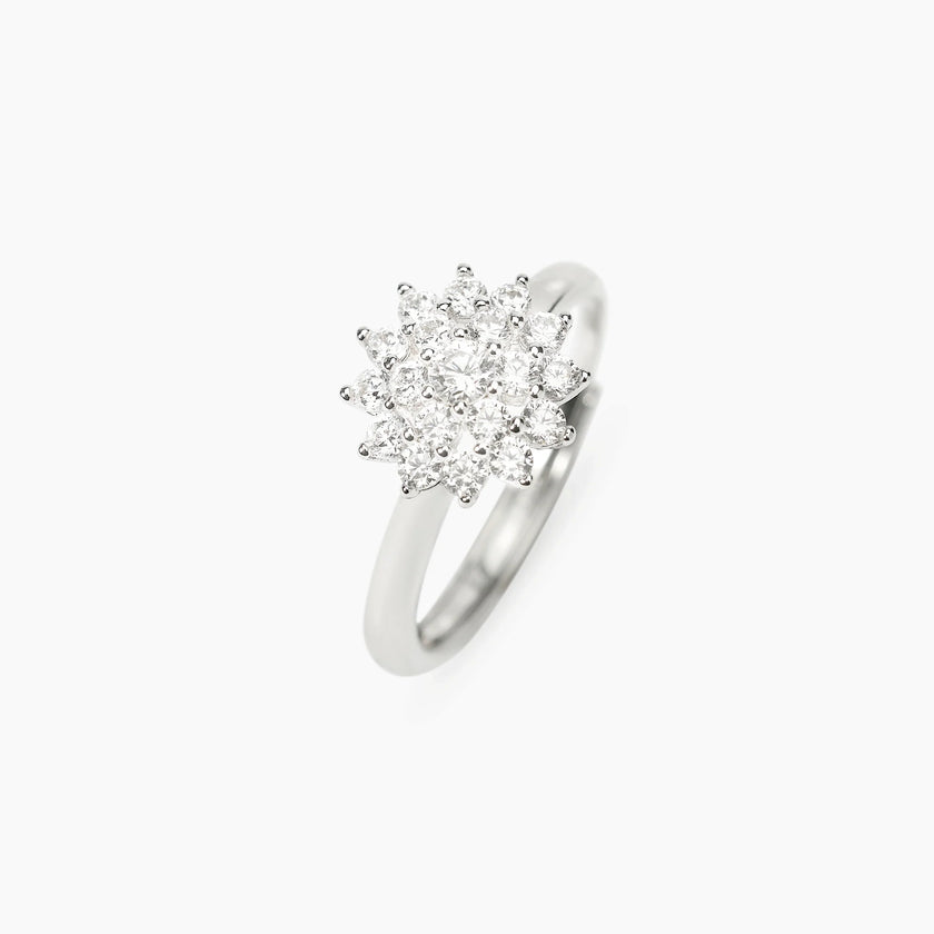 Mabina | Anello in bronzo e argento con zirconi bianchi SIRIO | 626098