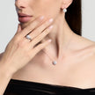Mabina | Anello in bronzo e argento con zirconi bianchi SIRIO | 626098