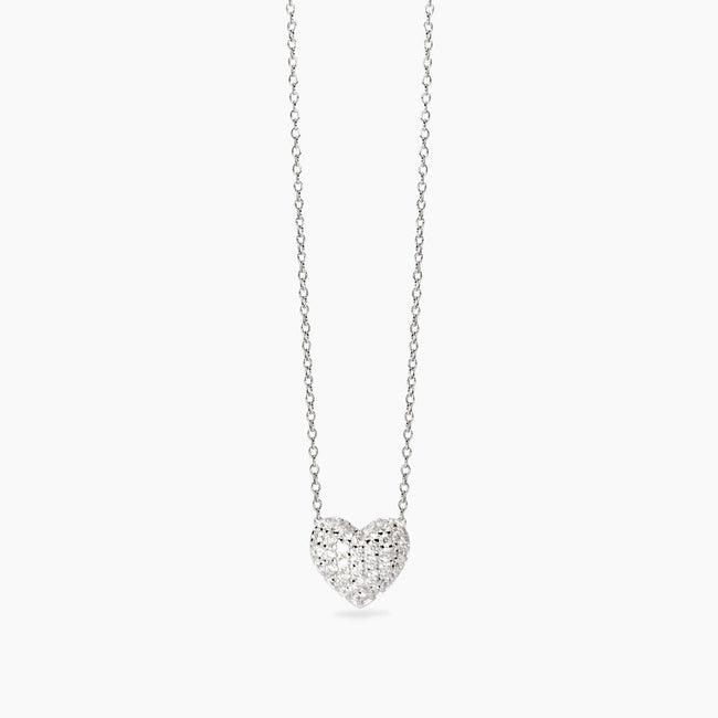 Mabina | Girocollo in argento con fiore in zirconi Feeling | 553799