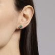 Mabina | Orecchini con fiore verde Jasmine | 563873