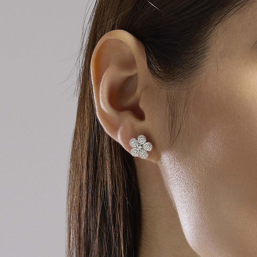 Mabina | Orecchini a fiore in zirconiMaledetta Primavera | 563891